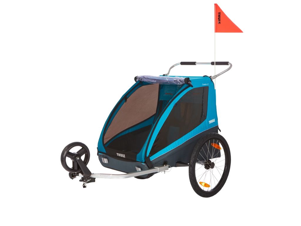 Thule Rimorchio Coaster XT bike Trailer e Passeggino Blu